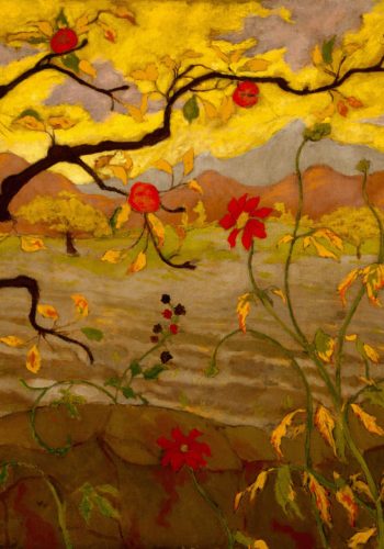 Apple Tree with Red Fruit. Paul Ranson.