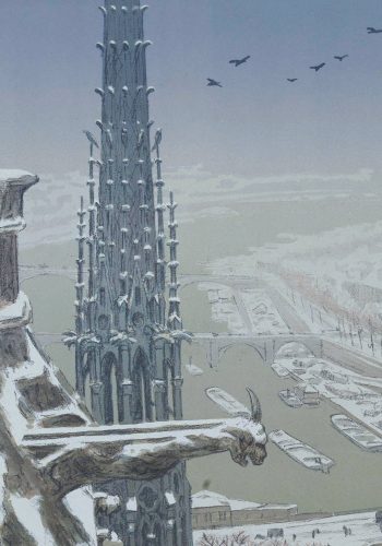 Detail: Du haut des tours de Notre-Dame