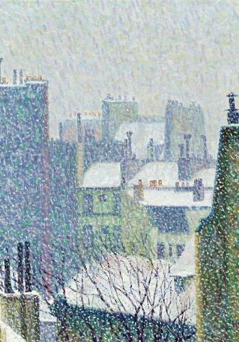 “The Roofs of Paris under the Snow”. Auguste Herbin. 1902.