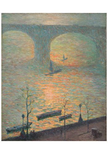 The Solar Effect on the Thames. Emile Claus.