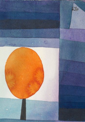 Detail: Harbinger of Autumn. Paul Klee.