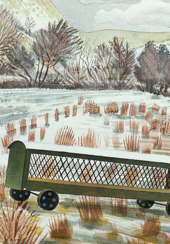 Detail: New Year Snow. Eric Ravilious. 1938.