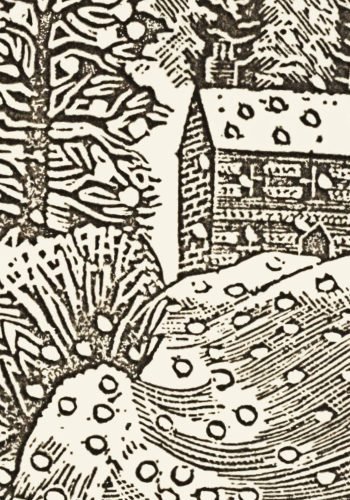 Detail: Considerable falls of snow. Eric Ravilious.